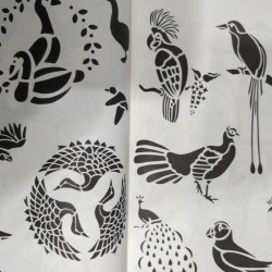 Big Book of Nature Stencil Graphic & Embroidery Design Book w/o Dvd ( No DVD)