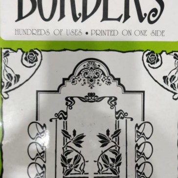 Floral Borders Book by Dover USA Ready to use for Print & Embroidery