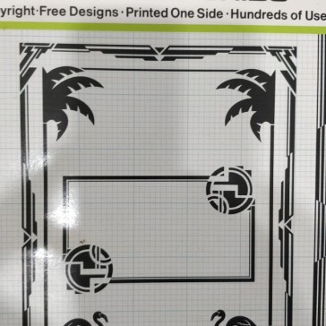 Ready to Use Art Deco Borders Book for Print & Embroidery by Dover USA