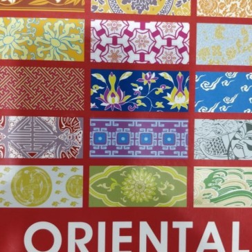 Oriental patterns and colors matching Book