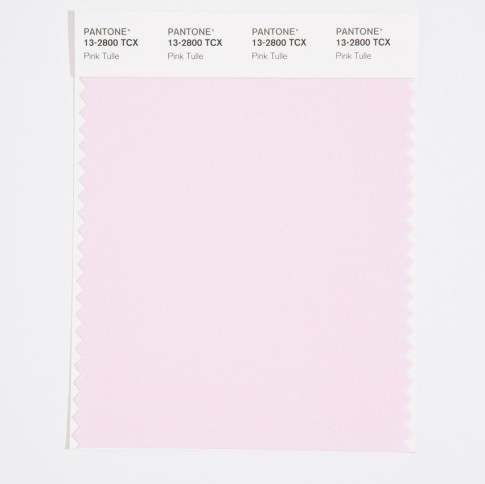 Pantone 13-2800 TCX Swatch Card Pink Tulle