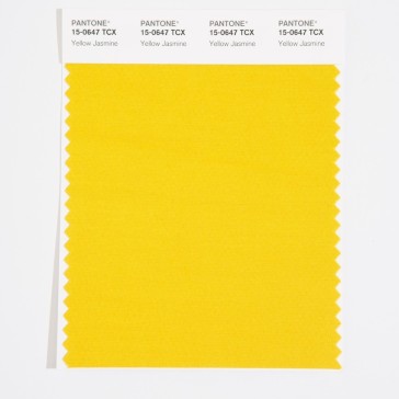 Pantone 15-0647 TCX Swatch Card Yellow Jasmine