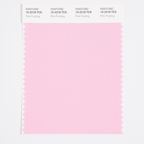 Pantone 15-2218 TCX Swatch Card Pink Frosting