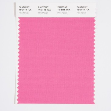 Pantone 16-2118 TCX Swatch Card Pink Power