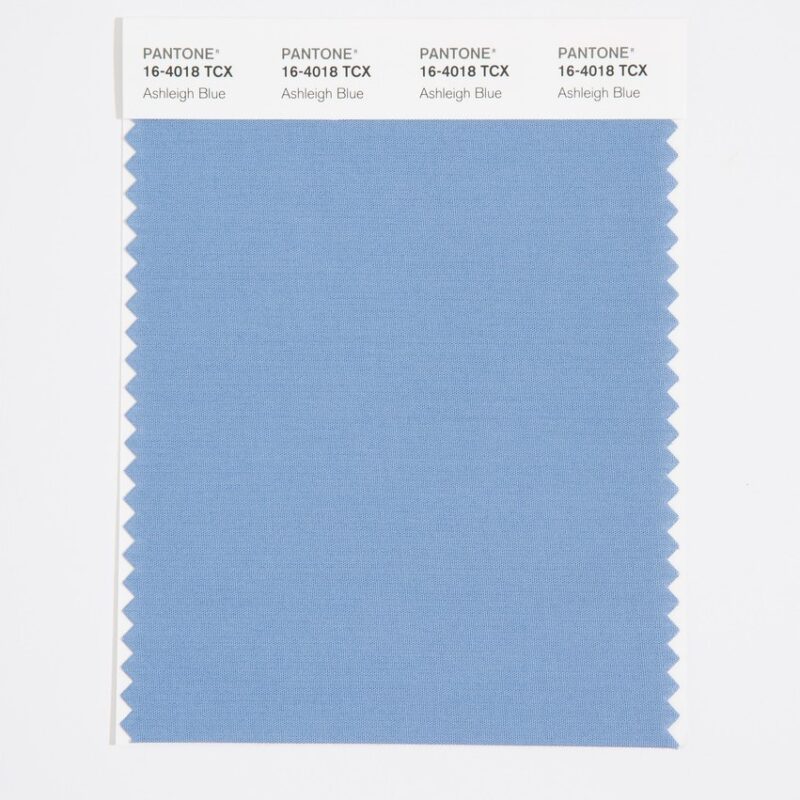 Pantone 16-4018 TCX Swatch Card Ashleigh Blue
