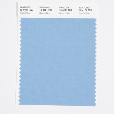 Pantone 16-4121 TCX Swatch Card Blissful Blue