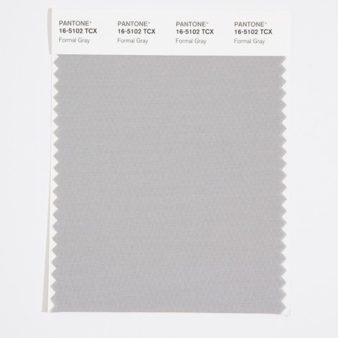 Pantone 16-5102 TCX Swatch Card Formal Gray