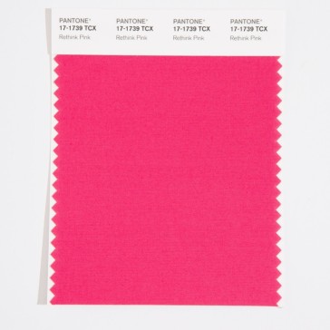 Pantone 17-1739 TCX Swatch Card Rethink Pink