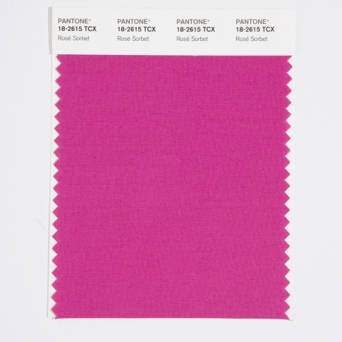 Pantone 18-2615 TCX Swatch Card Rosé Sorbet