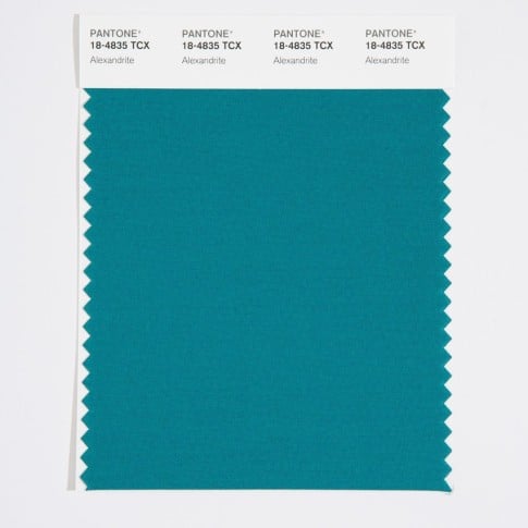 Pantone 18-4835 TCX Swatch Card Alexandrite – Design Info
