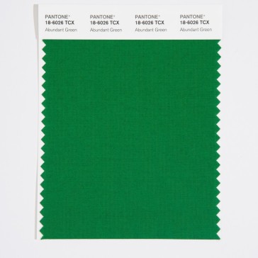 Pantone 18-6026 TCX Swatch Card Abundant Green