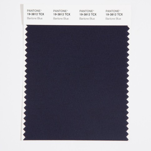 Pantone 19-3812 TCX Swatch Card Baritone Blue