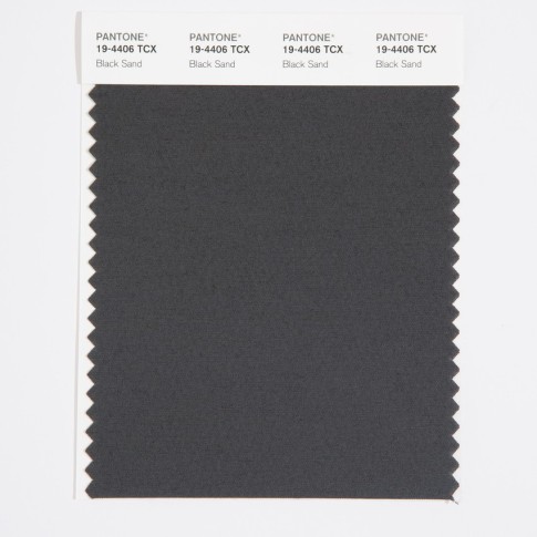 Pantone 19-4406 TCX Swatch Card Black Sand