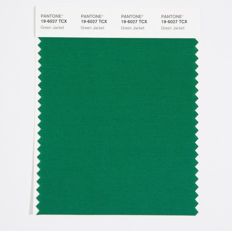Pantone 19-6027 TCX Swatch Card Green Jacket