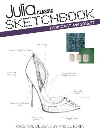 ARS Julia Classic Sketchbook Women Shoe Design