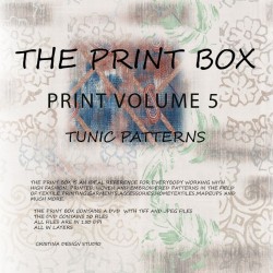 The Print Box Vol.5 | Tunic Prints with Front, Back & Sleeves for Textiles, Fashion & Design