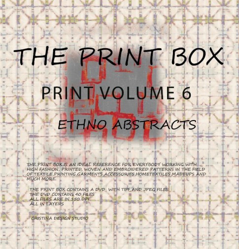 The Print Box Vol.6 | Ethno Abstracts, Tie Dye, Batik Pattern Design Book