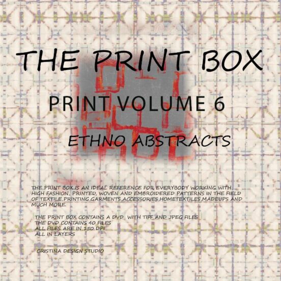 The Print Box Vol.6 | Ethno Abstracts, Tie Dye, Batik Pattern Design Book