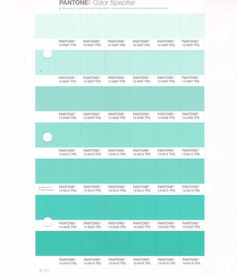 PANTONE 13-5409 TPG Yucca Replacement Page (Fashion, Home & Interiors)