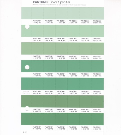 PANTONE 13-6007 TPG Spray Replacement Page (Fashion, Home & Interiors)