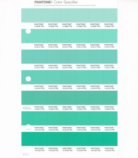 PANTONE 13-6009 TPG Brook Green Replacement Page (Fashion, Home & Interiors)