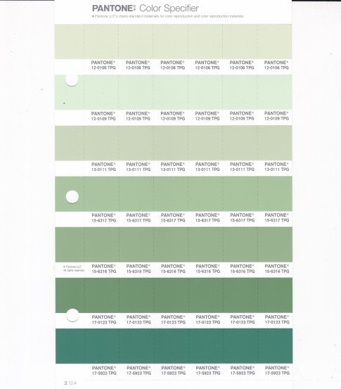 PANTONE 15-6316 TPG Fair Green Replacement Page (Fashion, Home & Interiors)