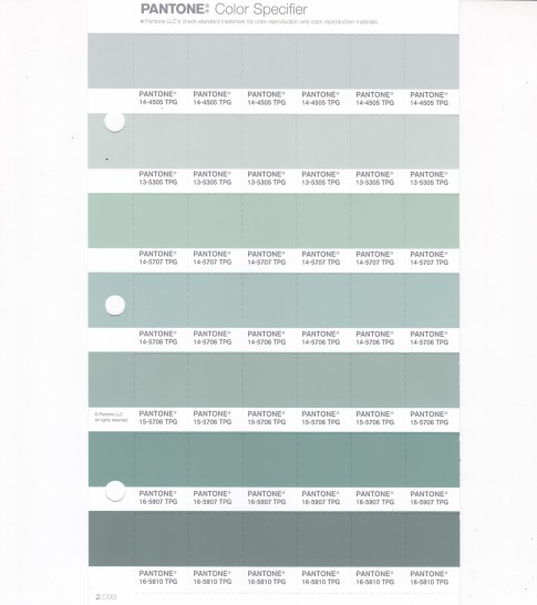 PANTONE 16-5907 TPG Granite Green Replacement Page (Fashion, Home & Interiors)