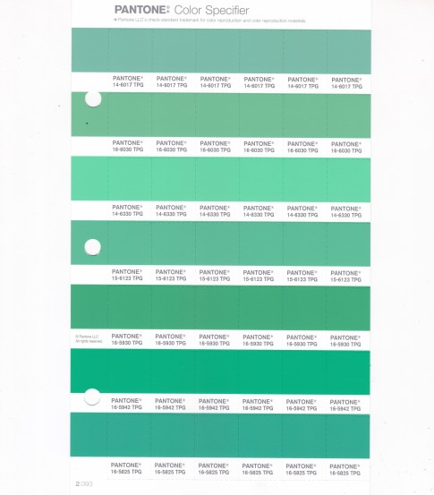 PANTONE 16-5930 TPG Ming Green Replacement Page (Fashion, Home & Interiors)