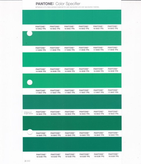 PANTONE 16-5932 TPG Holly Green Replacement Page (Fashion, Home & Interiors)