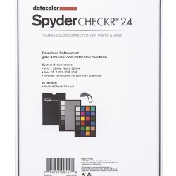 Datacolor SpyderCheckr 24 Color Chart, Camera Color Calibration, Camera Color Targets, SCK200