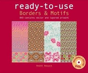 Ready To Use - Borders & Motifs Patterns Book incl. DVDs