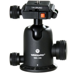 Vanguard  100 Aluminum Tripod with Magnesium Alloy Ball Head - Rated at 15.4lbs/7kg, ALTAPRO263AB100