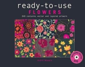 Ready To Use Flowers Digital Prints Books incl. DVD