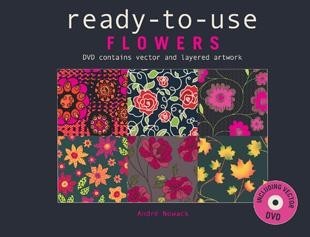 Ready To Use Flowers Digital Prints Books incl. DVD