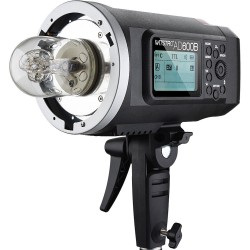 Godox AD600B Witstro TTL All-In-One Outdoor Flash, Heads/Kits Heads/Lights Only, 1, AC/DC Power, 600, TTL Multiple