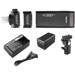 Godox AD200Pro TTL Pocket Flash with Built-in 2.4G Wireless X System