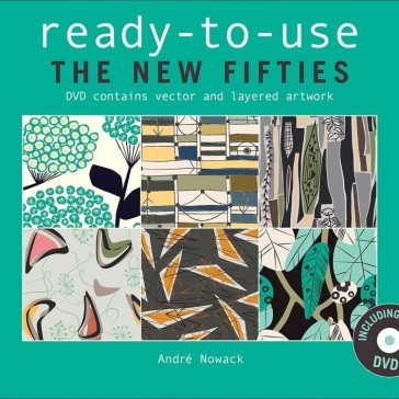 Ready To Use THE NEW FIFTIES Contemporary Prints Book Incl DVD