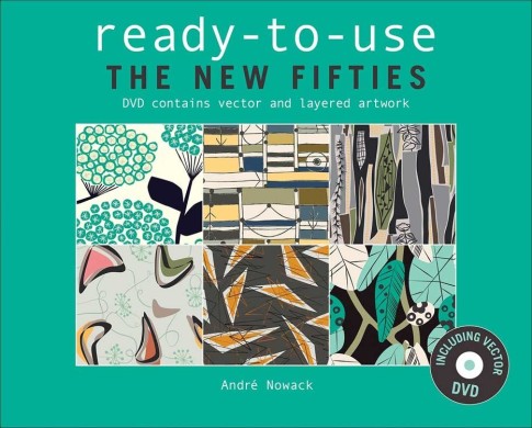 Ready To Use THE NEW FIFTIES Contemporary Prints Book Incl DVD