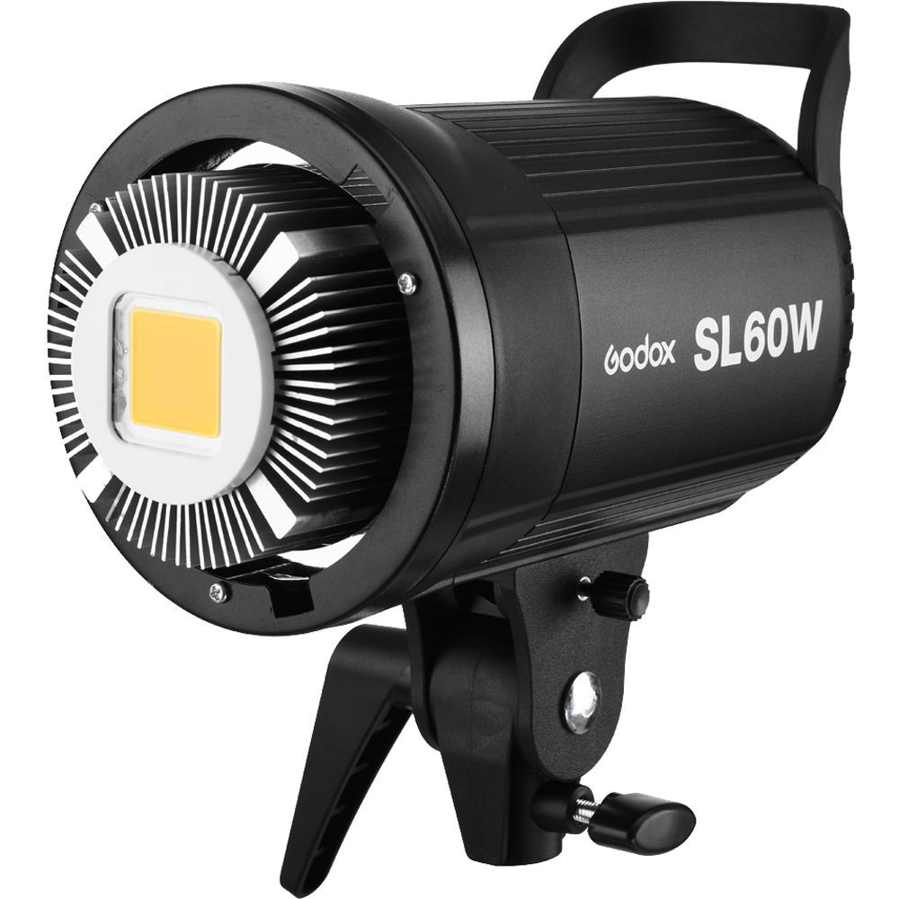 2m KIT STAND GODOX SL-60W 5600K LED Luce Video BD-04 Porta Fienile 60*60cm sofbox 