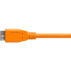 Tether Tools TetherPro USB Type-C Male to Micro-USB 3.0 Type-B Male Cable (15ft, Orange) CUC3315-ORG