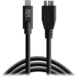 Tether Tools TetherPro USB Type-C Male to Micro-USB 3.0 Type-B Male Cable (15ft, Black) CUC3315-BLK