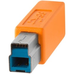 Tether Tools TetherPro USB Type-C Male to USB 3.0 Type-B Male Cable (15ft, Orange) CUC3415-ORG