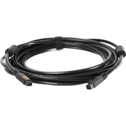 Tether Tools TetherPro FireWire 800 9-Pin to FireWire 800 9-Pin Cable (Black, 15ft) FW88BLK
