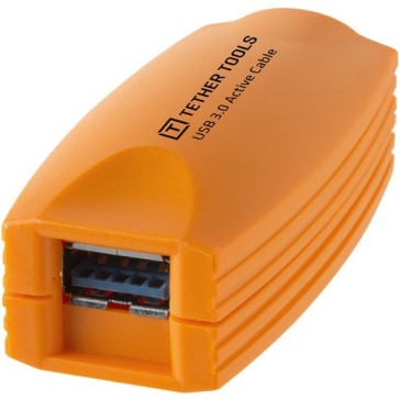 Tether Tools TetherPro USB 3.0 Active Extension Cable (Hi-Visibility Orange, 16ft) CU3017