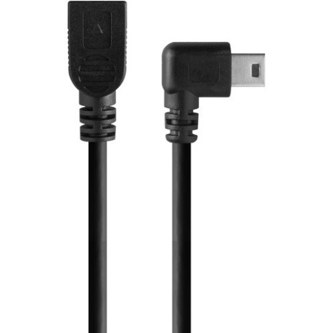 Tether Tools TetherPro Mini-B USB 2.0 Right Angle Cable (12 inch, Black) CU5462RT