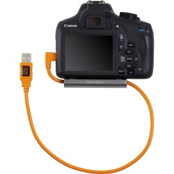 Tether Tools Tetherpro USB 2.0 to Mini-B Right Angle Adapter Cable (20inch, High-Visibilty Orange) CU51RT02-ORG