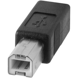 Tether Tools TetherPro USB 2.0 Type A Male to Type B Male Cable (Black, 15ft) CU5461