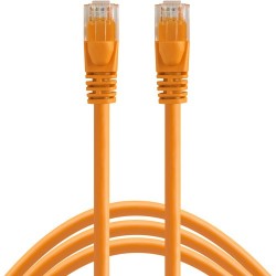 Tether Tools TetherPro Cat6 550 MHz Network Cable (30ft, Hi-Visibility Orange) CAT30-ORG