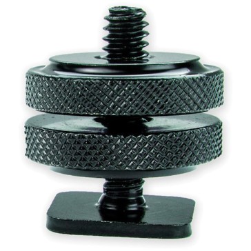 Tether Tools Rock Solid Hot Shoe 1/4"-20 Adapter (Black) RS713