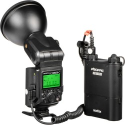 Godox AD360IIC WITSTRO TTL Portable Flash with Power Pack Kit for Canon Cameras